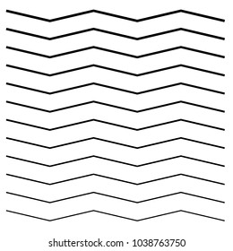 Wavy, criss-cross, zig-zag lines. Set of different levels
