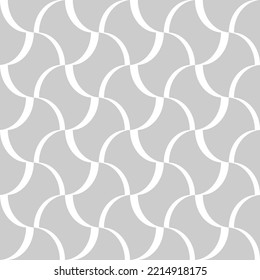 Trazado ondulado cruzado a rayas sin inconvenientes Textura de la moda abstracta. Plantilla monocromática geométrica. Estilo gráfico para papel pintado, envoltura, tela, fondo, ropa, impresiones.