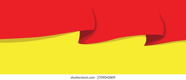 cortinas onduladas vermelho cor plano de fundo design