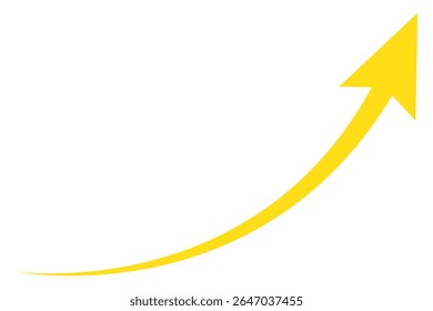 wavy curved Long  line arrow vector. flat style Arrow symbol.  on a transparent background. vector illustration. blue long arrow, curve green arrow icon vector for your apps, web