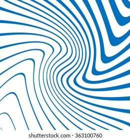Wavy Curved Stripes. Abstract Stripes. 