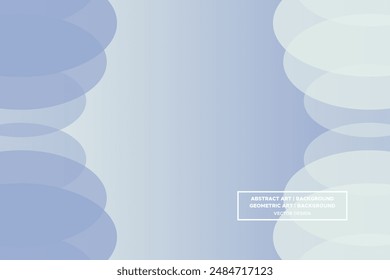 Wavy Curvy Circular and Circle Shapes and Designs Purple and White Colors with Gradient Backdrop Modern Abstract Background Geometric Background