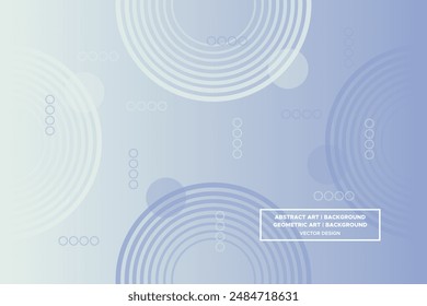 Wavy Curvy Circular and Circle Shapes and Designs Purple and White Colors with Gradient Backdrop Modern Abstract Background Geometric Background