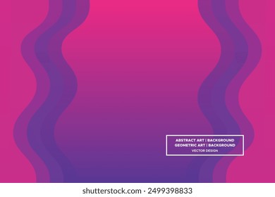 Wavy Curvy Circular and Circle Shapes and Designs Purple and Red Colors with Gradient Backdrop Modern Abstract Background Geometric Background