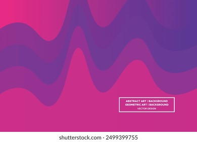 Wavy Curvy Circular and Circle Shapes and Designs Purple and Red Colors with Gradient Backdrop Modern Abstract Background Geometric Background
