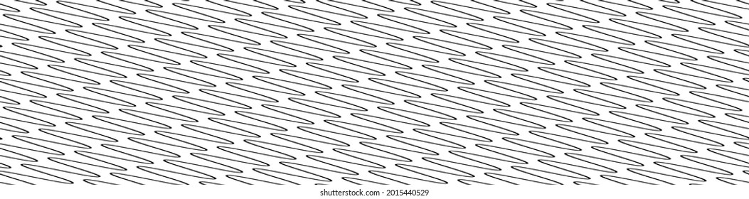 Wavy, curvy, curved Lines abstract Seamlessly repeatable rectangle Pattern, Background