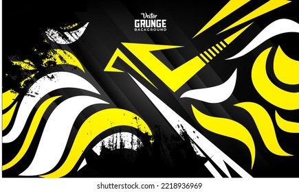 Wavy design background with grunge shapes. Abstract wavy grunge design texture background