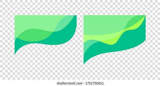 Wavy design element. Decor for brochure, banner, booklet, poster, flyer, business card. Abstract color wave, curve element, creative shape. Vector illustration