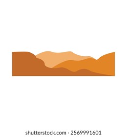 Wavy design element. Decor for brochure, banner, and flyer. Fluid, color wave, curve smooth line. Vector. Triple Wave Border Elements