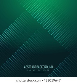 wavy diagonal lines in green background