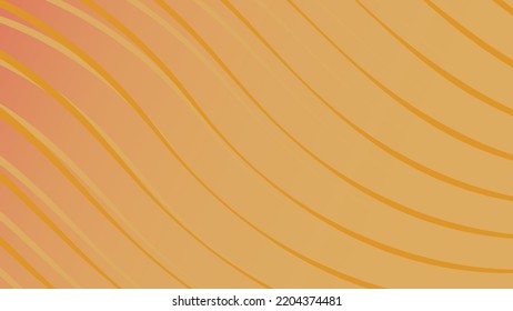 Wavy diagonal lines pattern background with smooth soft gradient background design. Modern clean simple abstract background design for desktop, website and or social media designs. orange tones color 
