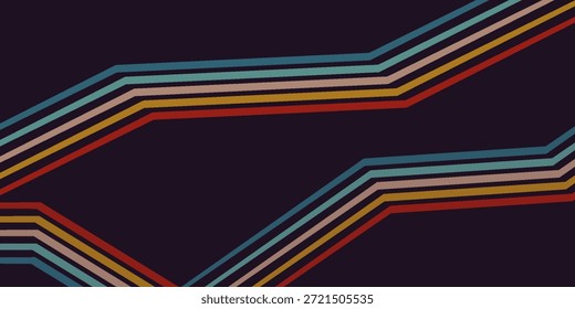 Linhas onduladas de doodle, fundo curvo, design gráfico preto e branco