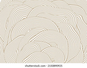 fondo de ilustración vectorial de doodle ondulado