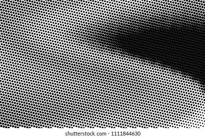 Wavy dot lines background. Pattern of dots, dotted lines, circles of different scale. Futuristic pattern. Monochrome backdrop, design element to create backgrounds, layouts, templates, posters
