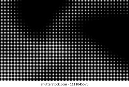 Wavy dot lines background. Pattern of dots, dotted lines, circles of different scale. Futuristic pattern. Monochrome backdrop to create backgrounds, layouts, templates, posters in a modern minimalist 