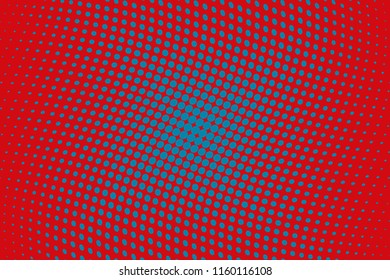 Wavy dot lines background. Pattern of dots, dotted lines, circles of different scale. Futuristic pattern. Blue-red backdrop to create backgrounds, templates, posters in a modern minimalist style.