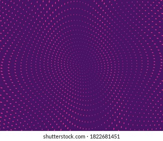 Wavy dotted lines Background. Halftone pattern. Vector Illustration