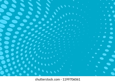 Wavy dotted lines background. Pattern of dots, dotted lines, circles of different scale. Digital Gradient. Pop-art style. Grunge Backdrop. Modern futuristic Abstract panel. Vector illustration