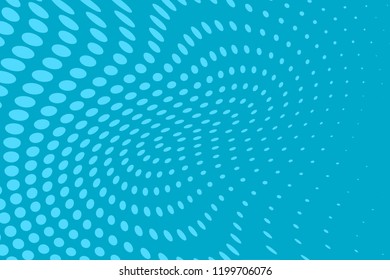 Wavy dotted lines background. Pattern of dots, dotted lines, circles of different scale. Digital Gradient. Pop-art style. Grunge Backdrop. Modern futuristic Abstract panel. Vector illustration