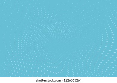 Wavy dotted lines background. Pattern of dots, dotted lines, circles of different scale. Digital Gradient. Pop-art style. Grunge Backdrop. Modern futuristic Abstract panel. Vector illustration