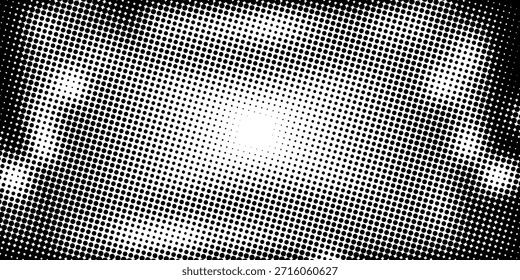 Textura transparente punteada ondulada. Fondo de semitono retro.