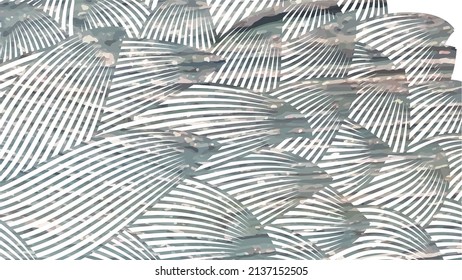 wavy drawing stock vector background