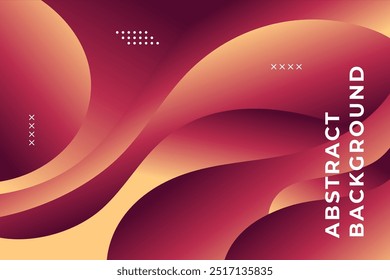 Wavy Dynamic Background features a vibrant red and orange gradient with flowing, wavy lines. Perfect for adding a modern and energetic touch to your designs