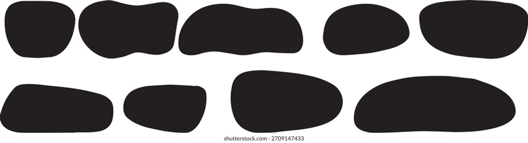 Wavy edge circle sticker. Star burst shape tags for price. Blank sale round sticker. Empty promo badge. Simple circle wax seal silhouette. Vector illustrations set isolated on white background.
