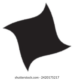  Symbolsatz für Wavy Edge Square-Formen