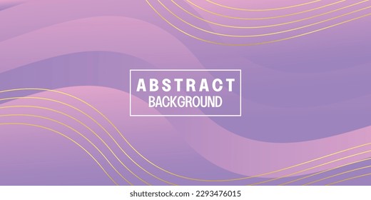 Wavy elegant gradient color abstract background, template for banner, greeting card, poster, presentation, web. vector illustration