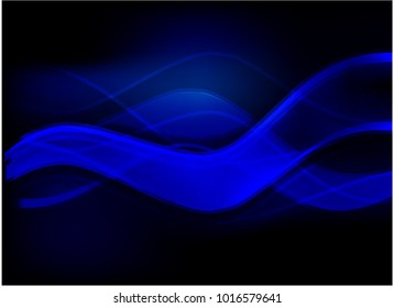 wavy fantastic abstract technology background with light effect