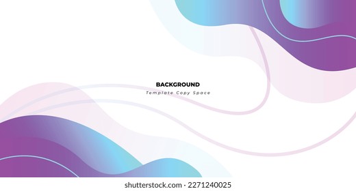 Wavy fluid background template copy space for poster, landing page, banner, leaflet, brochure, or pamphlet