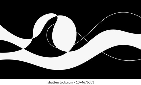 wavy freeform abstract background