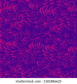 Wavy fur background. Trendy gradient shapes composition. Eps10 vector.