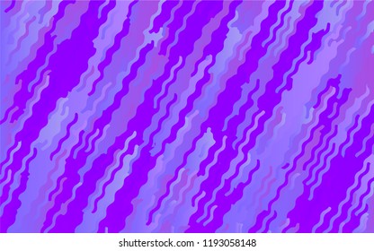 Wavy geometric background. Different shades of purple, pink,blue. Bright rainbow color. Scalable vector graphics. Trendy gradient shapes composition.