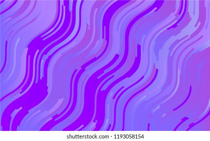 Wavy geometric background. Different shades of purple, pink,blue. Bright rainbow color. Scalable vector graphics. Trendy gradient shapes composition.