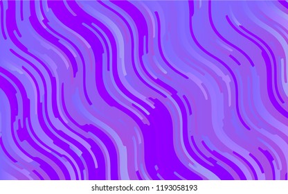 Wavy geometric background. Different shades of purple, pink,blue. Bright rainbow color. Scalable vector graphics. Trendy gradient shapes composition.