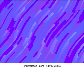 Wavy geometric background. Different shades of purple, pink, blue. Bright rainbow color. Scalable vector graphics. Trendy gradient shapes composition.