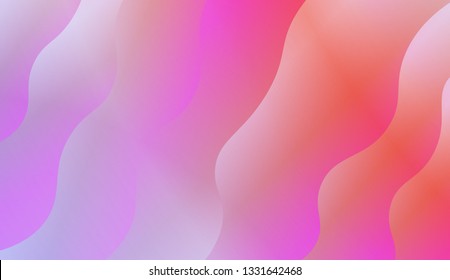 Wavy geometric background. Futuristic wavy backdrop. Background for Wallpaper, Web Design, Brochure, Visit Card. Vector wave pattern.