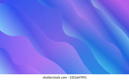 Wavy geometric background. Futuristic wavy backdrop. Background for Wallpaper, Web Design, Brochure, Visit Card. Vector wave pattern.