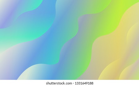 Wavy geometric background. Futuristic wavy backdrop. Background for Wallpaper, Web Design, Brochure, Visit Card. Vector wave pattern.