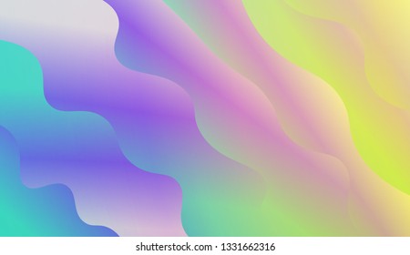 Wavy geometric background. Futuristic wavy backdrop. Background for Wallpaper, Web Design, Brochure, Visit Card. Vector wave pattern.