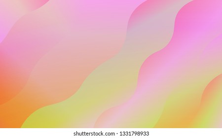 Wavy geometric background. Futuristic wavy backdrop. Background for Wallpaper, Web Design, Brochure, Visit Card. Vector wave pattern.