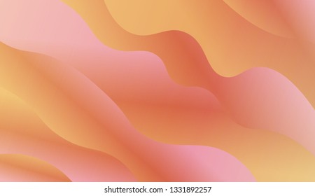 Wavy geometric background. Futuristic wavy backdrop. Background for Wallpaper, Web Design, Brochure, Visit Card. Vector wave pattern.