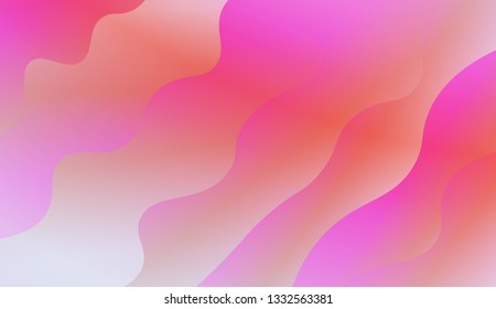 Wavy geometric background. Futuristic wavy backdrop. Background for Wallpaper, Web Design, Brochure, Visit Card. Vector wave pattern.