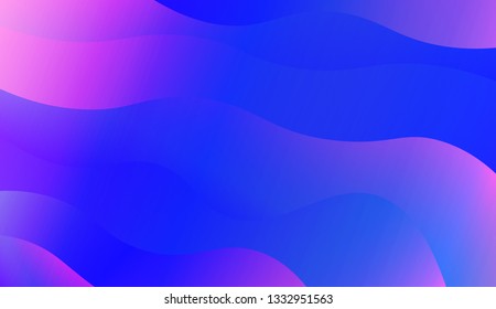 Wavy geometric background. Futuristic wavy backdrop. Background for Wallpaper, Web Design, Brochure, Visit Card. Vector wave pattern.