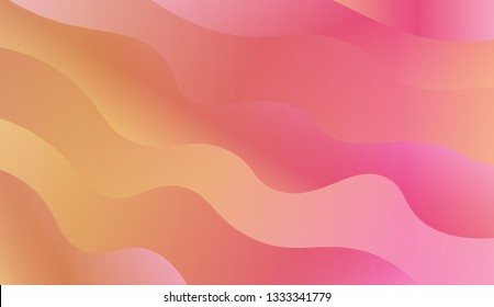 Wavy geometric background. Futuristic wavy backdrop. Background for Wallpaper, Web Design, Brochure, Visit Card. Vector wave pattern.