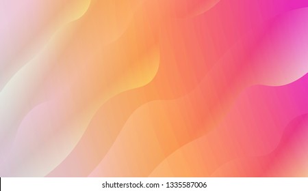 Wavy geometric background. Futuristic wavy backdrop. Background for Wallpaper, Web Design, Brochure, Visit Card. Vector wave pattern.
