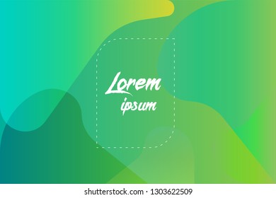 wavy geometric background shape, liquid fluid curve shape