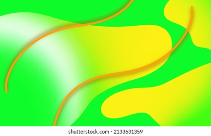 Wavy geometric background. Stylish gradient shape composition. color gradation vector